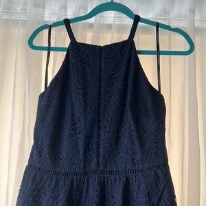 Vince Camuto Navy Lace Dress